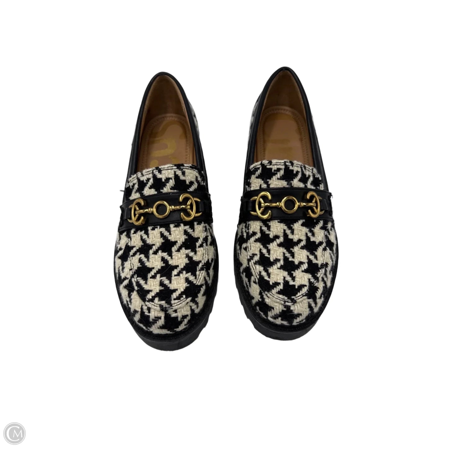 Shoes Flats By Sam Edelman In Black & White, Size: 6.5