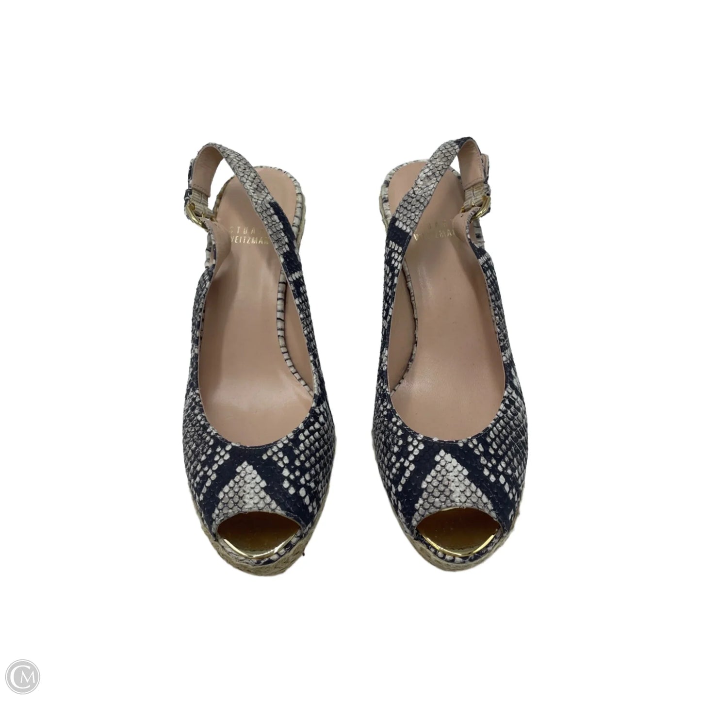 Shoes Designer By Stuart Weitzman In Snakeskin Print, Size: 7.5