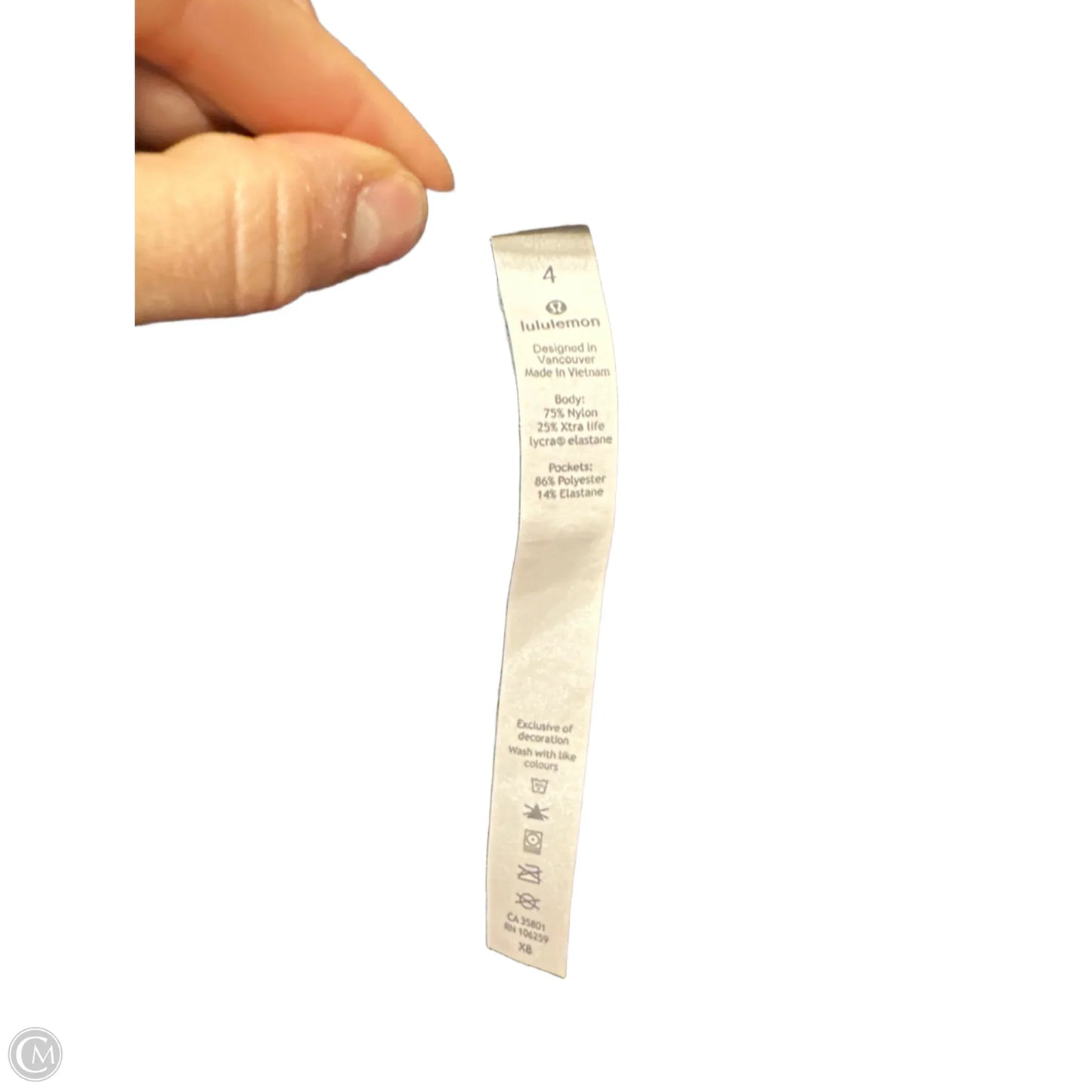 Athletic Pants By Lululemon In Black, Size: S