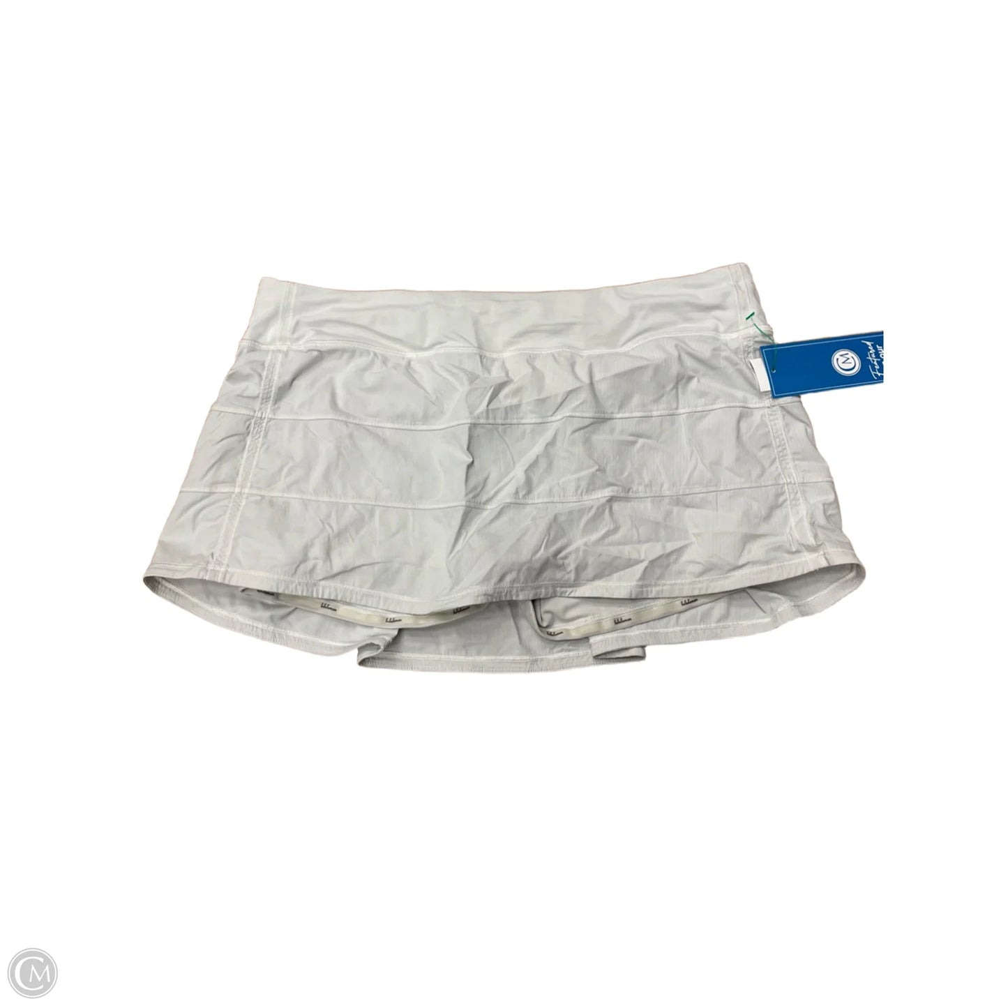 Athletic Skort By Lululemon In White, Size: L