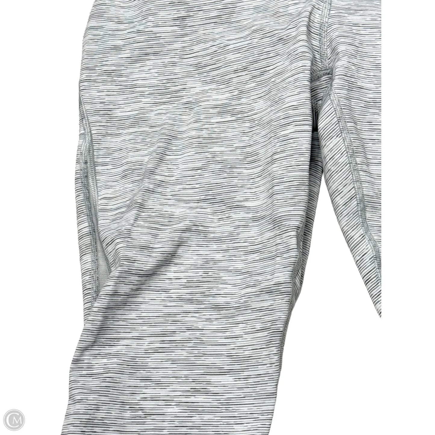 Athletic Capris By Lululemon In Grey, Size: M