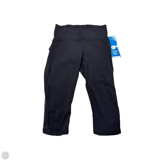 Athletic Capris By Lululemon In Black, Size: M
