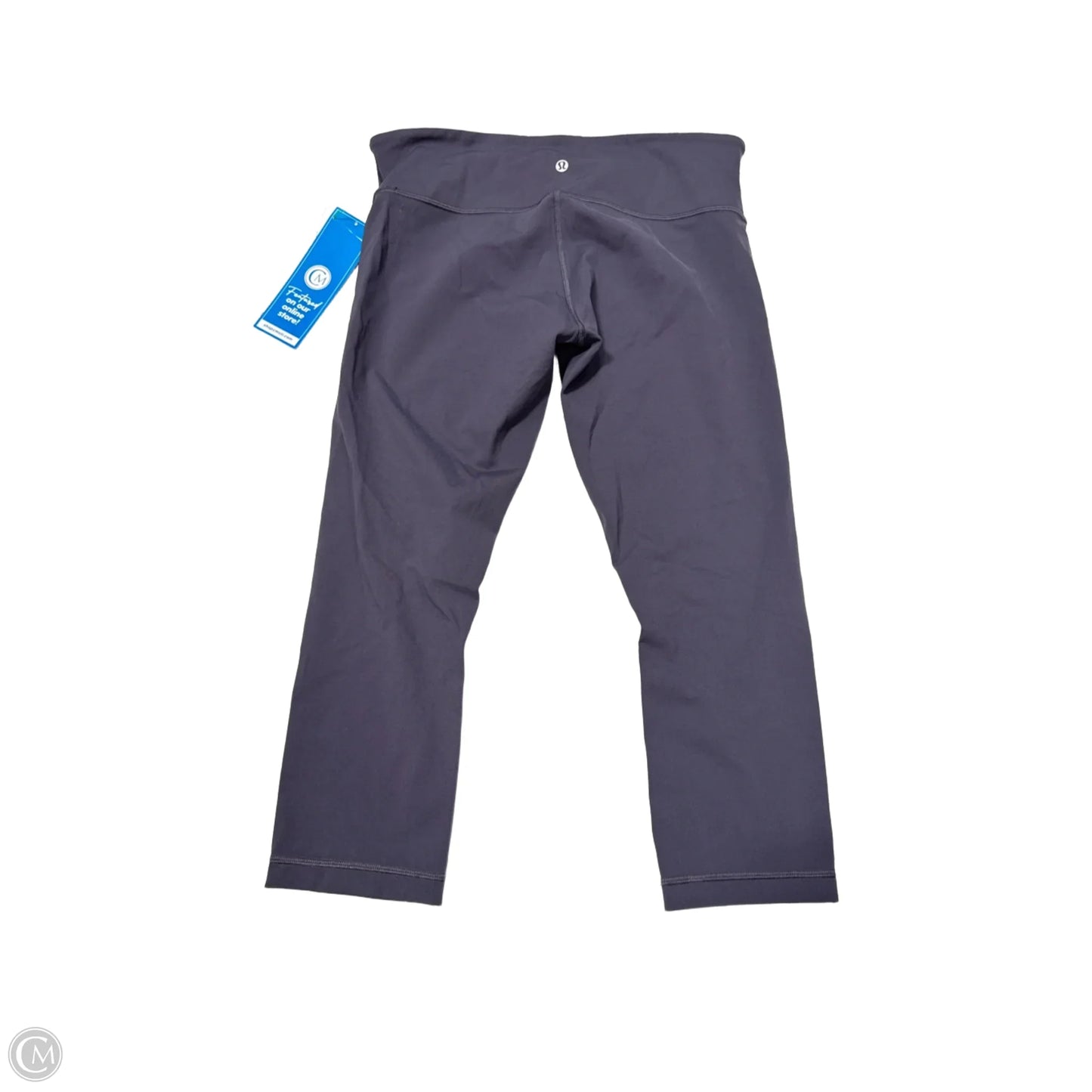 Athletic Capris By Lululemon In Grey, Size: M