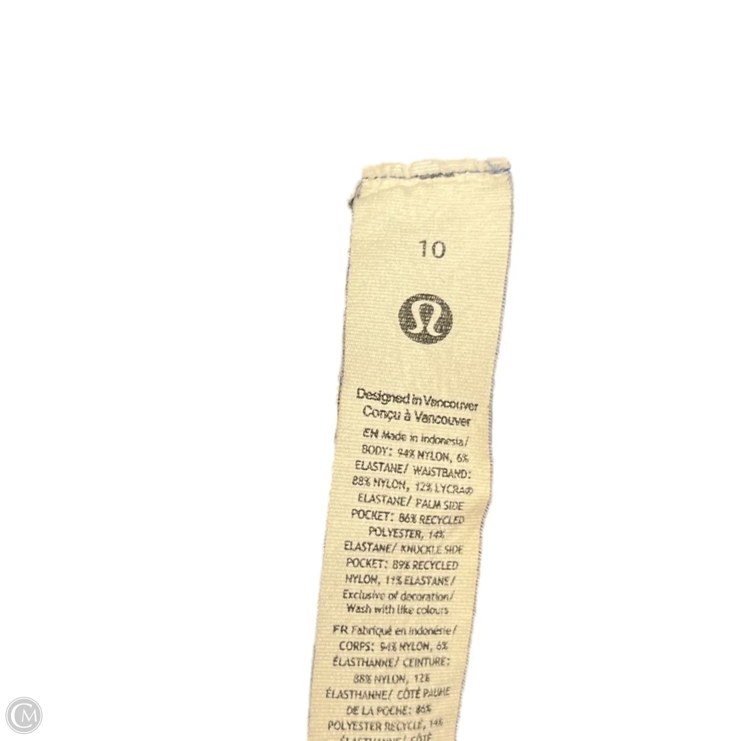 Athletic Shorts By Lululemon In Blue, Size: M