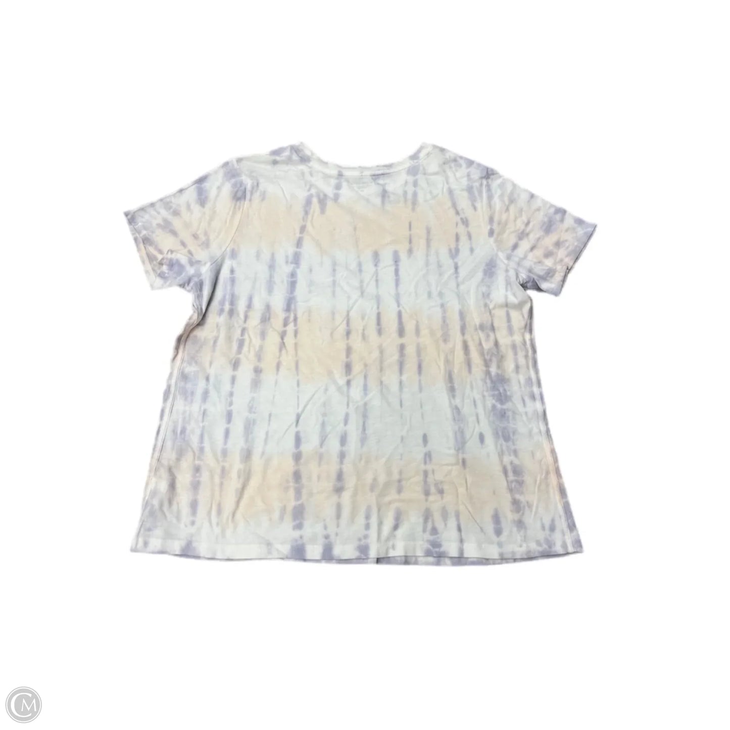 Athletic Top Short Sleeve By Athleta In Tie Dye Print, Size: 1x