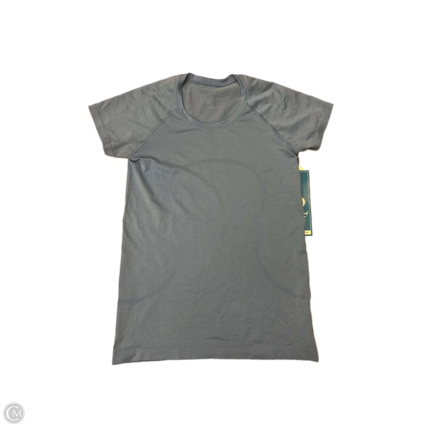 Athletic Top Short Sleeve By Lululemon In Blue, Size: M