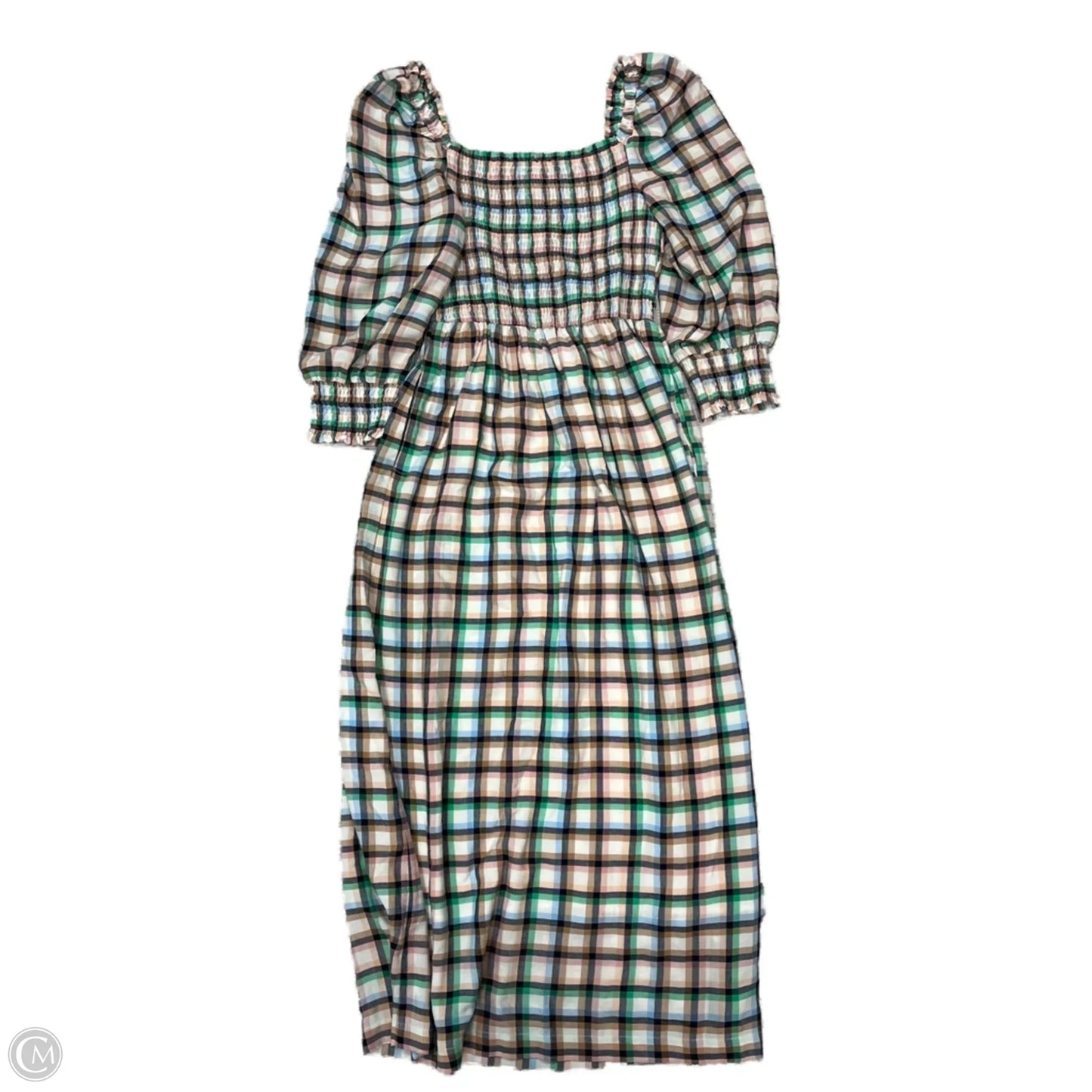 Dress Casual Maxi By Maeve In Plaid Pattern, Size: S