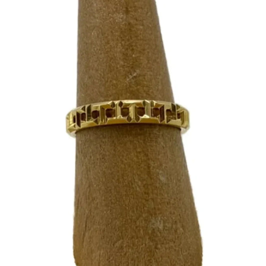 Tiffany & Company 18K Tiffany T Narrow Band Luxury Ring, Size: 7.5