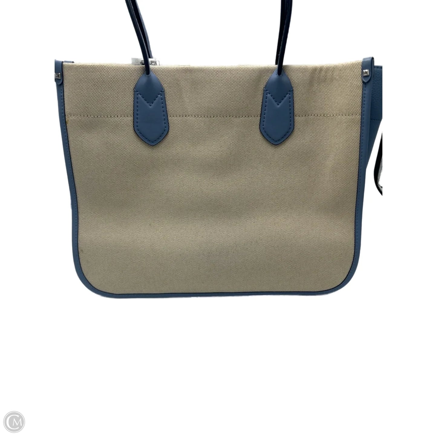 Michael Kors Heidi Stripe Canvas Designer Handbag