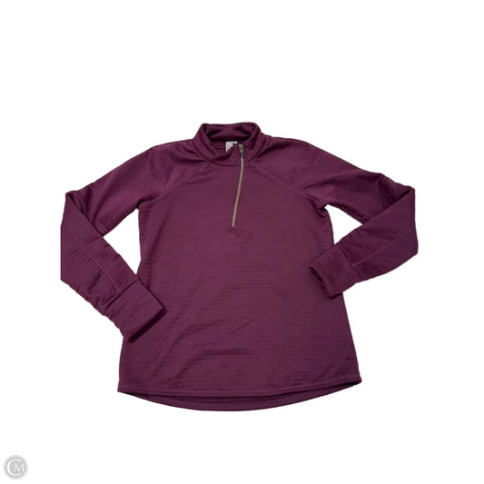 Athletic Sweatshirt Collar By Sweaty Betty In Maroon, Size: L