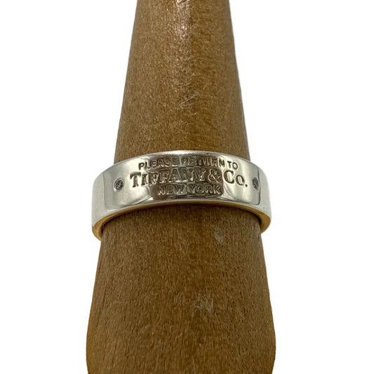 Tiffany & Company 925 Return To Tiffany Diamond Luxury Ring, Size: 8.5