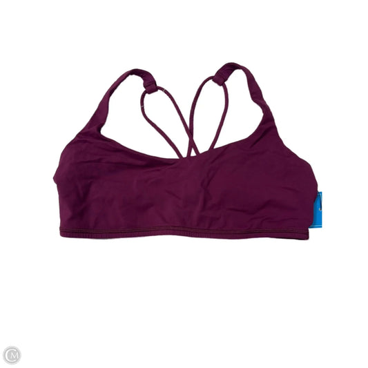 Athletic Bra By Lululemon In Purple, Size: M