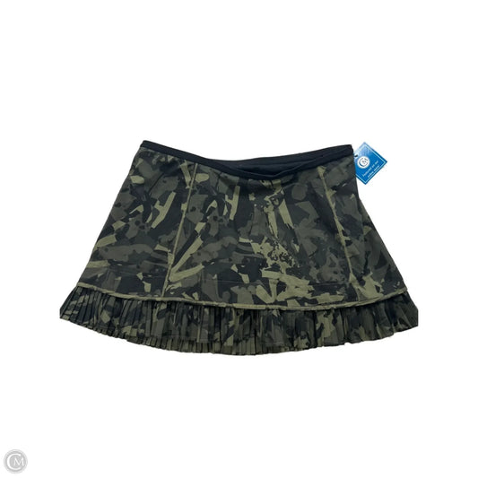 Athletic Skort By Lululemon In Camouflage Print, Size: S
