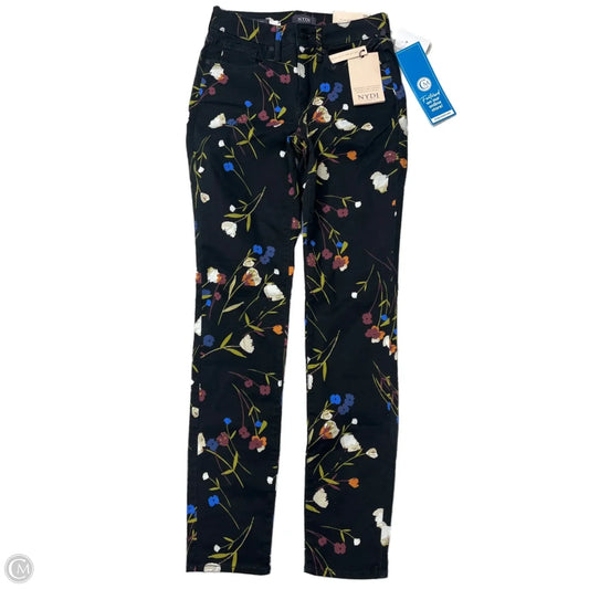 Pants Designer By Not Your Daughters Jeans In Floral Print, Size: 0