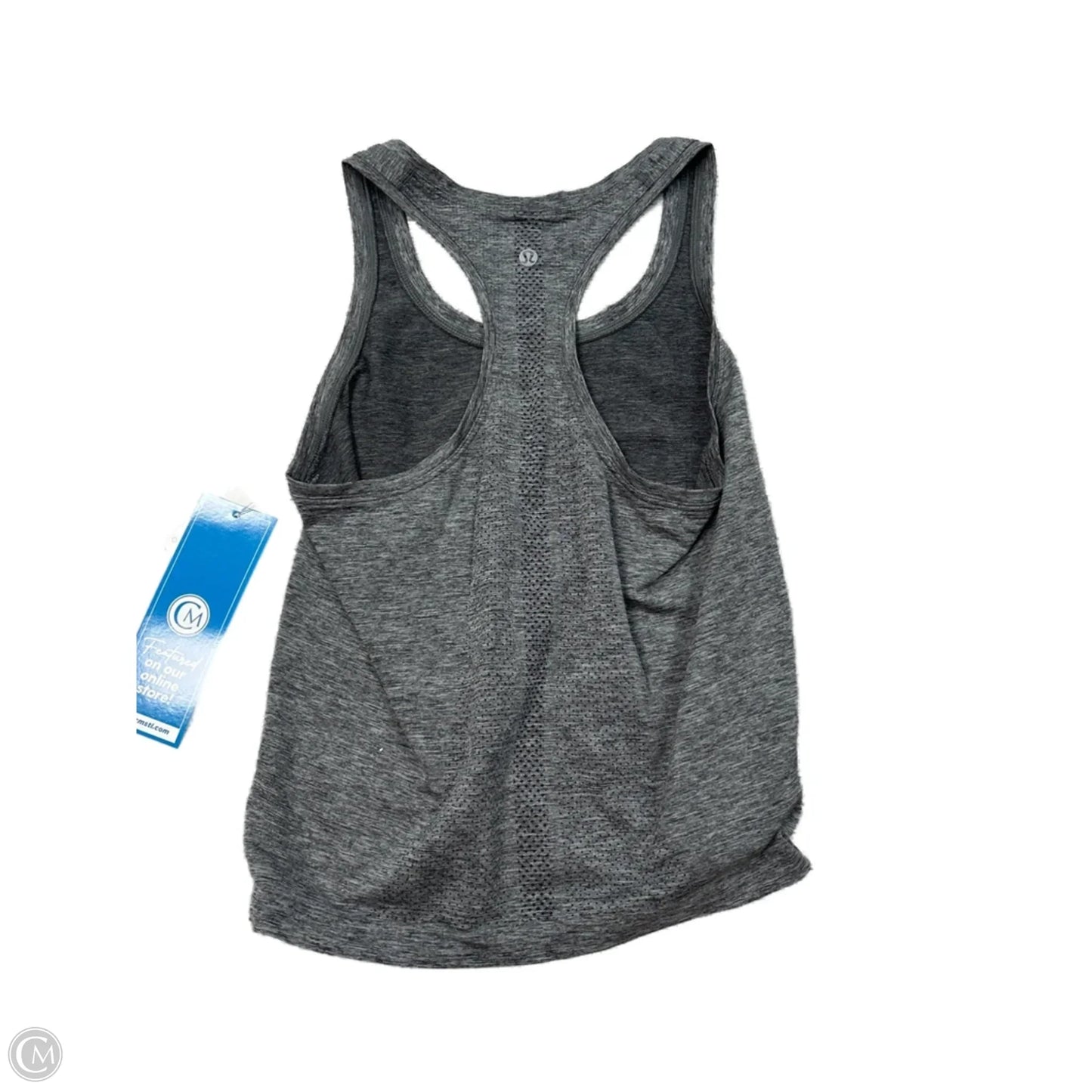 Athletic Tank Top By Lululemon In Grey, Size: S