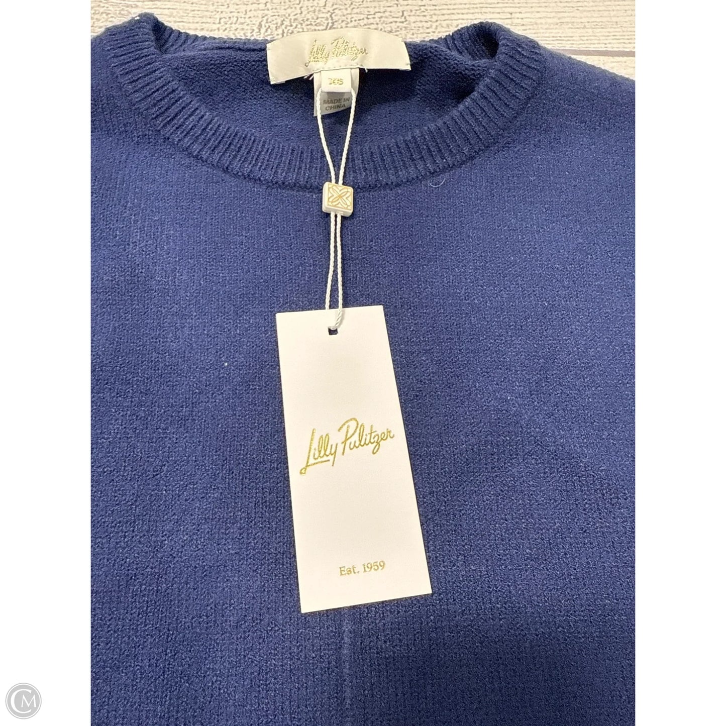 New! Sweater Designer By Lilly Pulitzer In Navy, Size: Xs