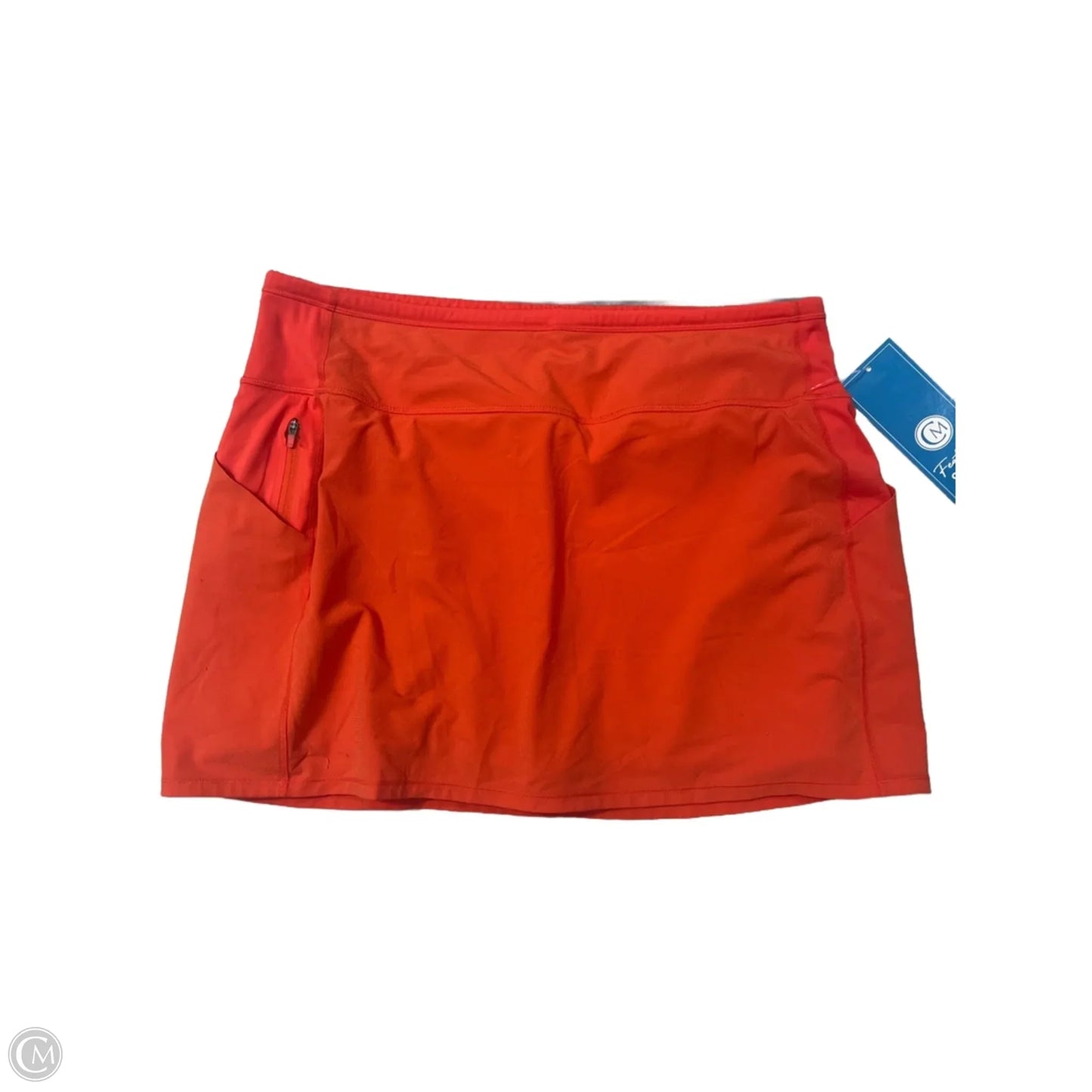 Athletic Skort By Athleta In Orange, Size: L