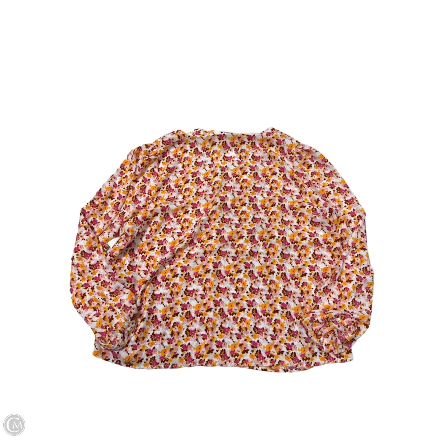 New! Top Long Sleeve By J. Crew In Floral Print, Size: Xxl