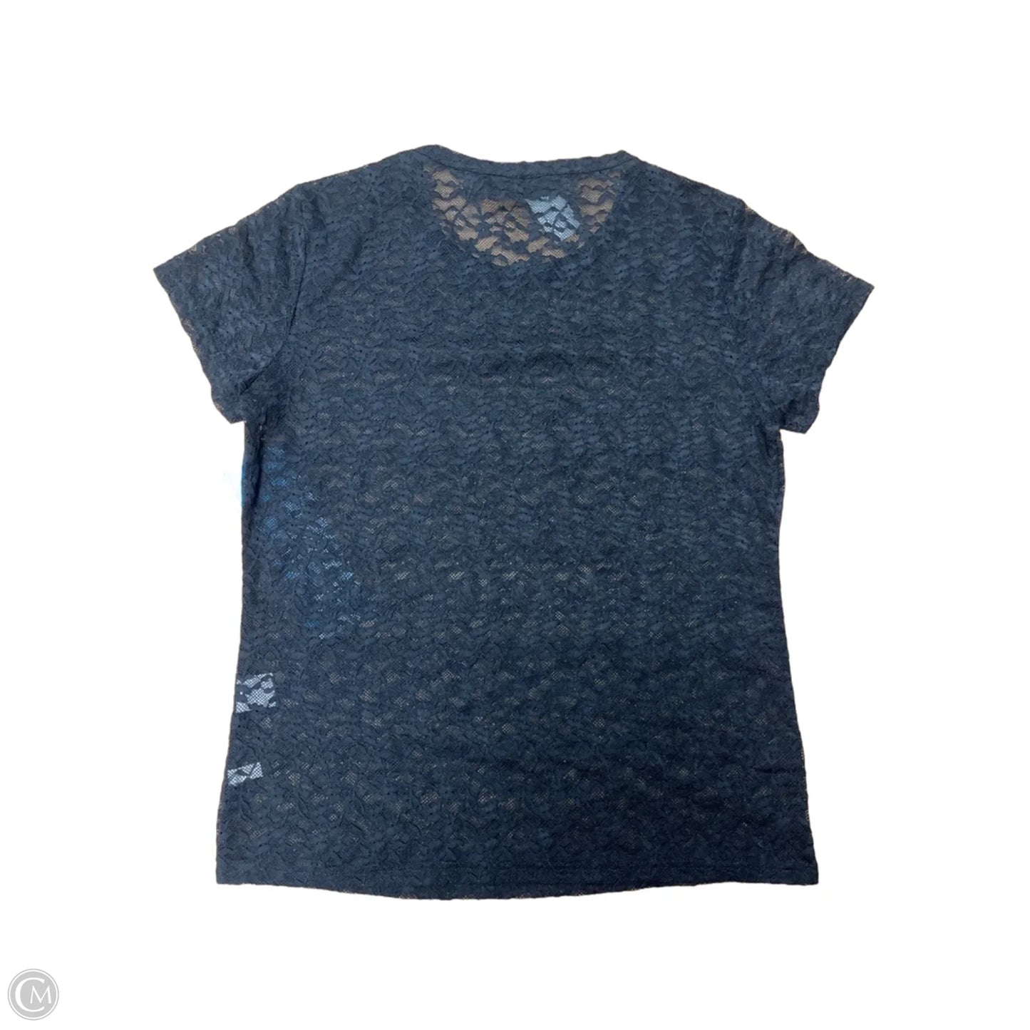 Top Short Sleeve By New York And Co In Black, Size: Xs