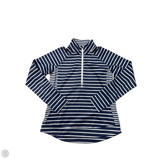 Sweatshirt Collar By Vineyard Vines In Striped Pattern, Size: M