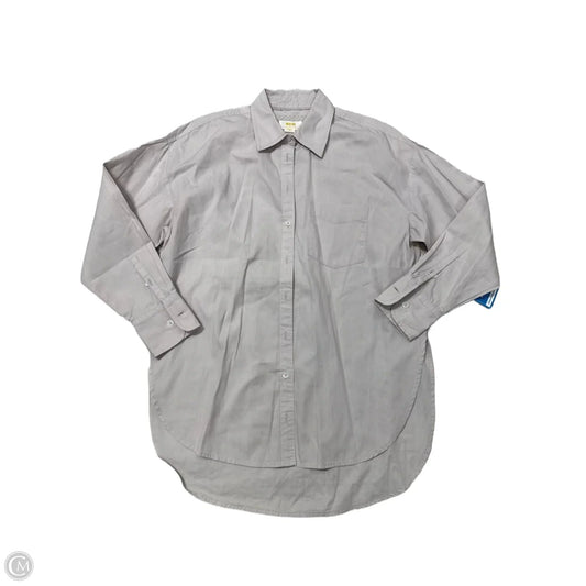Top Long Sleeve By Maeve In Grey, Size: Xs