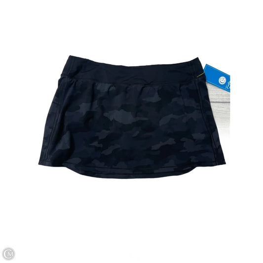 Athletic Skort By Lululemon In Camouflage Print, Size: L