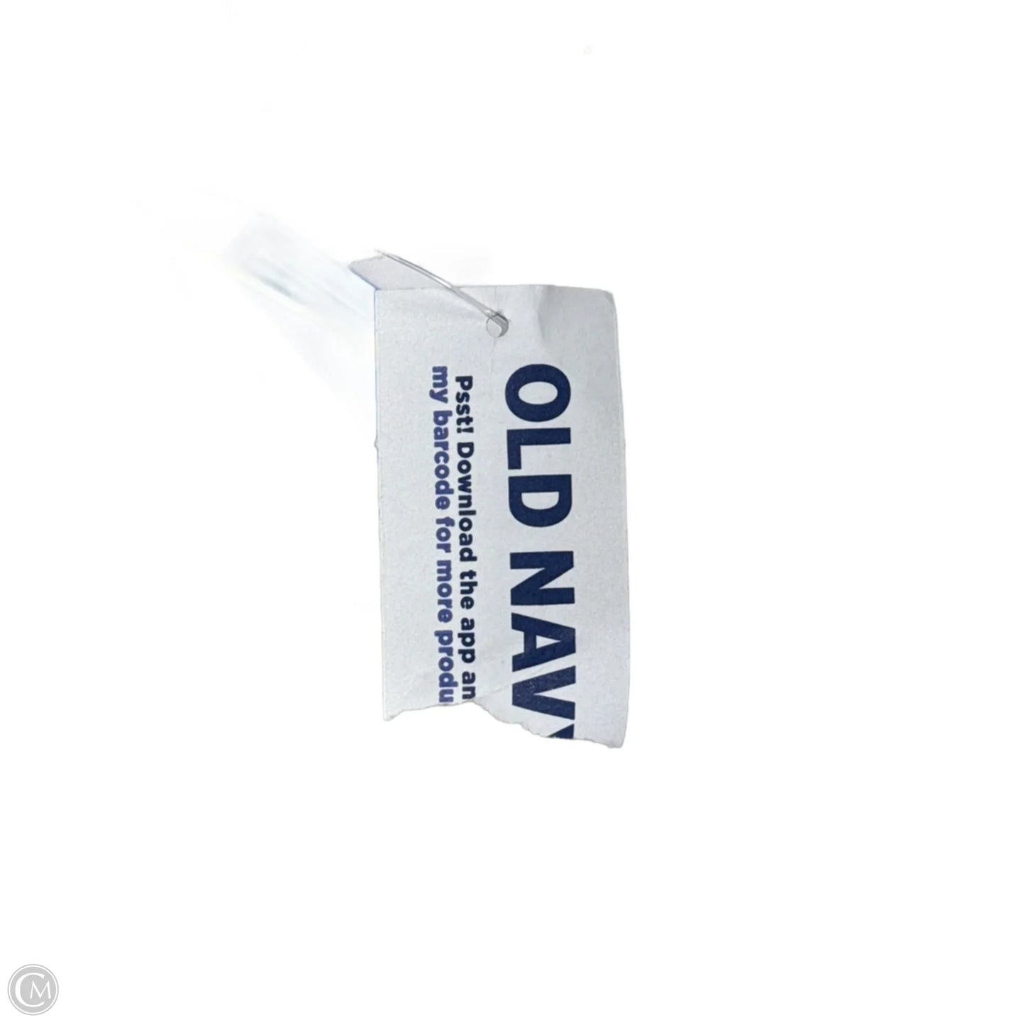 Top Long Sleeve By Old Navy In Gold & White, Size: Xl