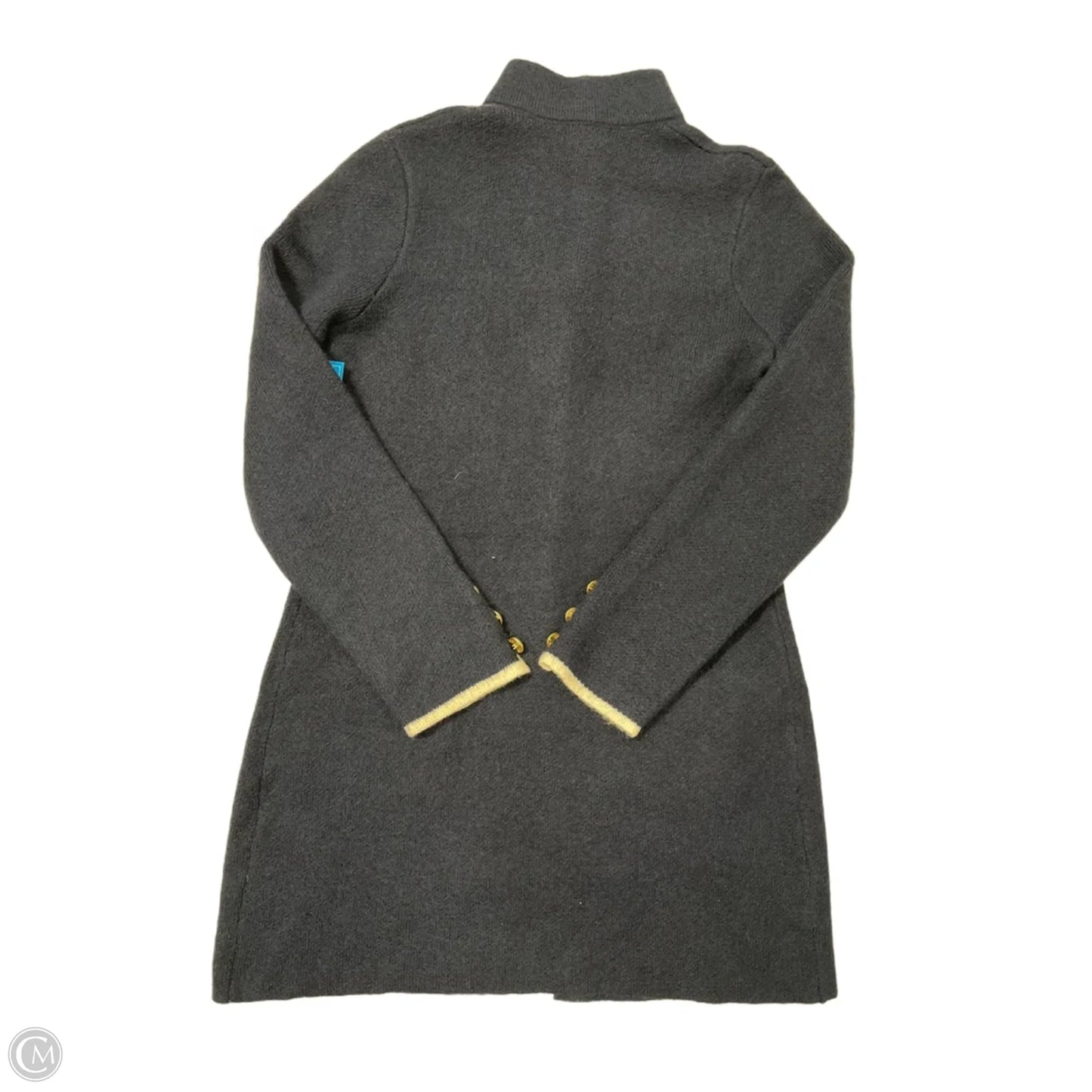 Sweater Cardigan By Adrienne Vittadini In Navy, Size: L