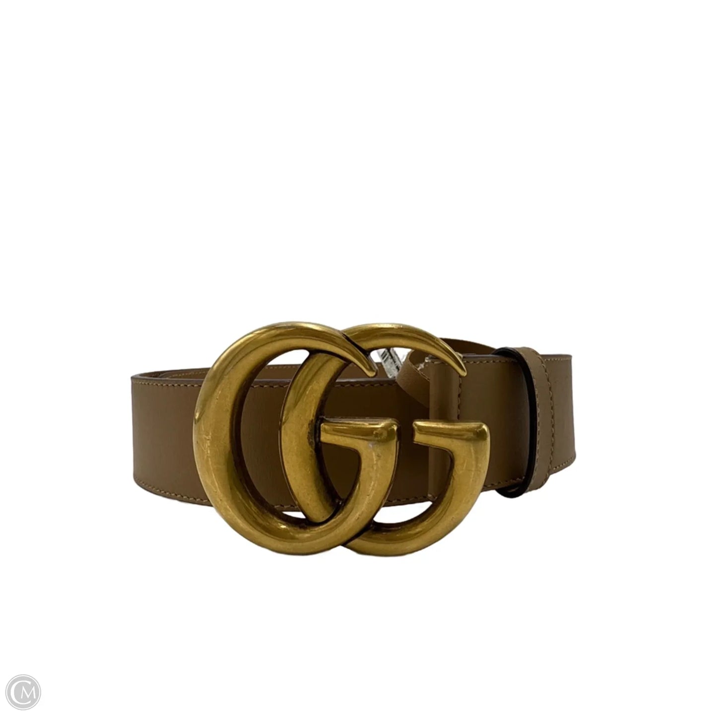 Gucci GG Marmot Leather Belt, Size: Small