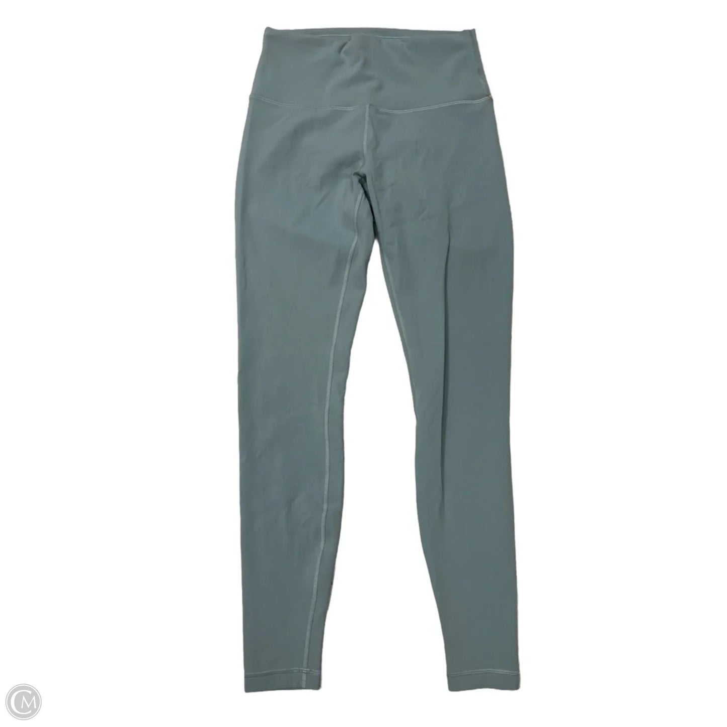 Athletic Leggings By Lululemon In Aqua, Size: M