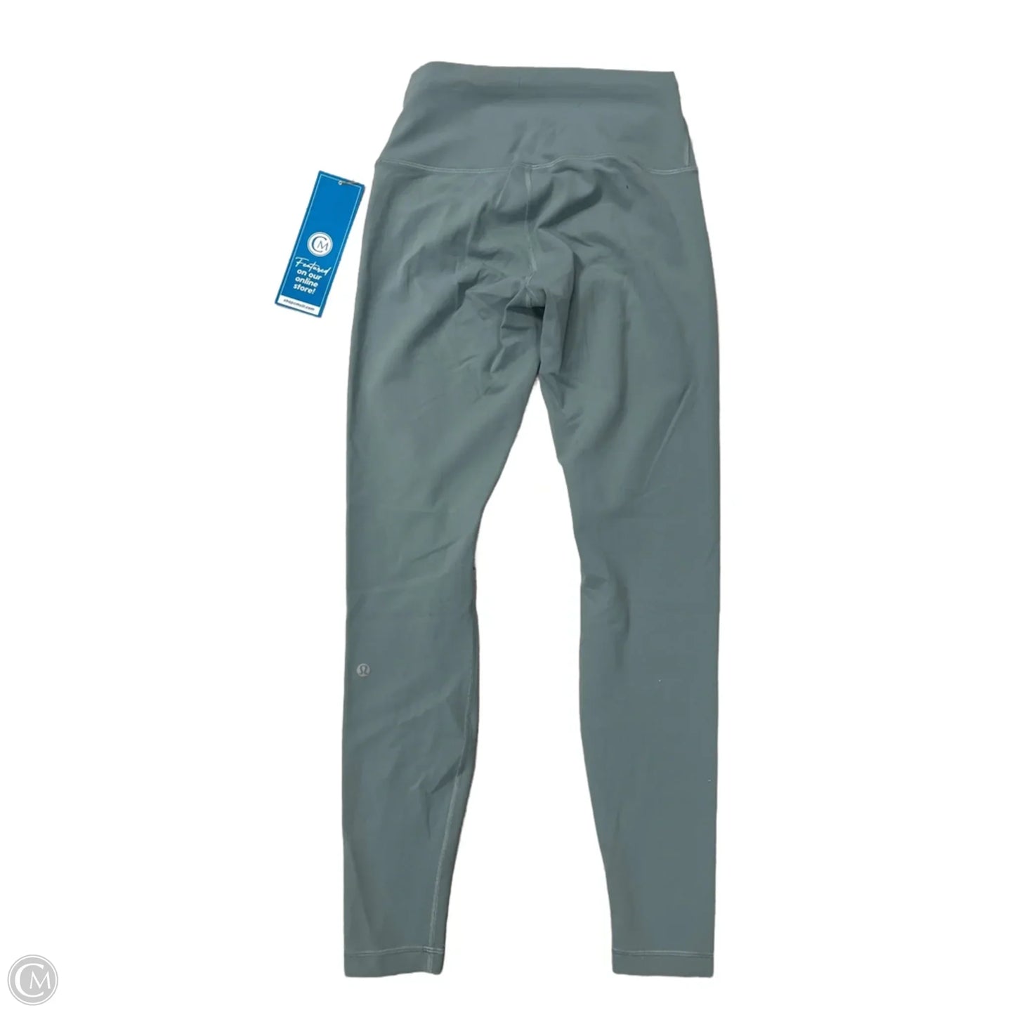 Athletic Leggings By Lululemon In Aqua, Size: M
