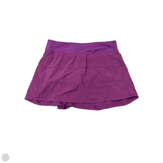 Athletic Skort By Lululemon In Purple, Size: S