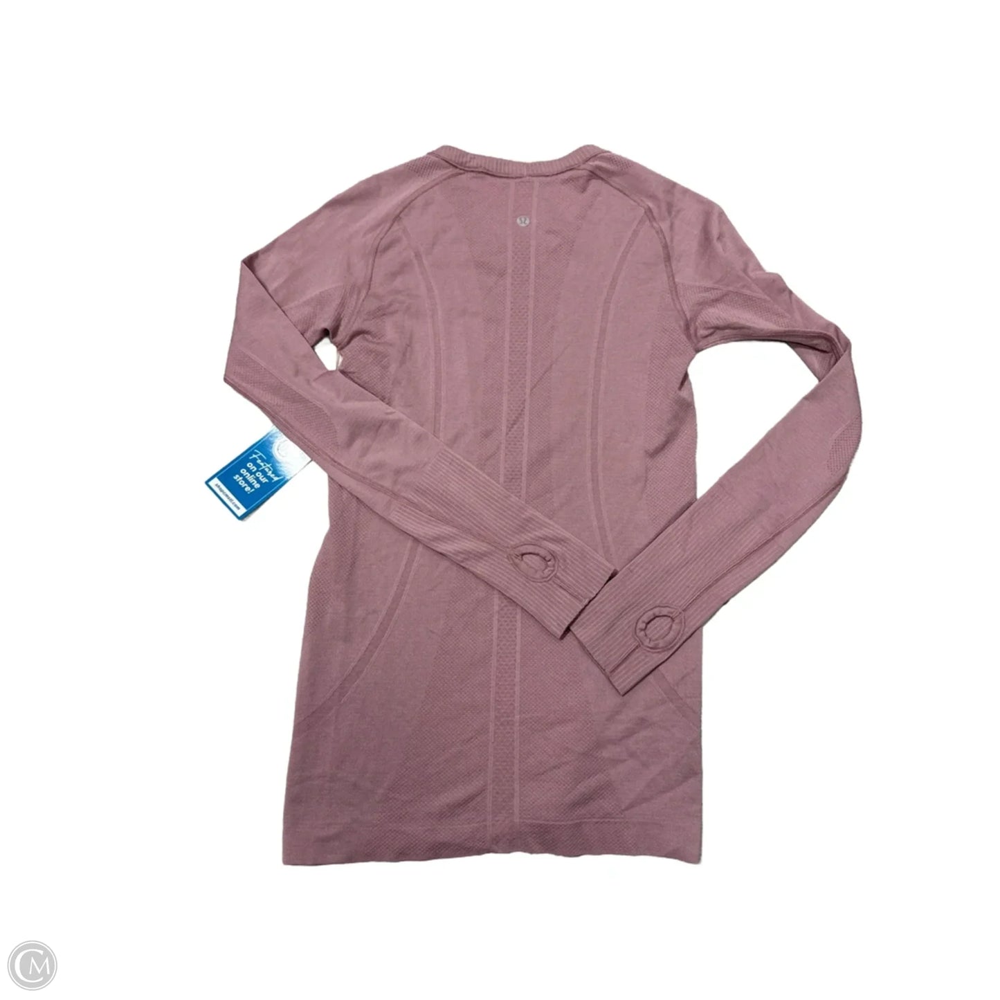 Athletic Top Long Sleeve Crewneck By Lululemon In Pink, Size: S