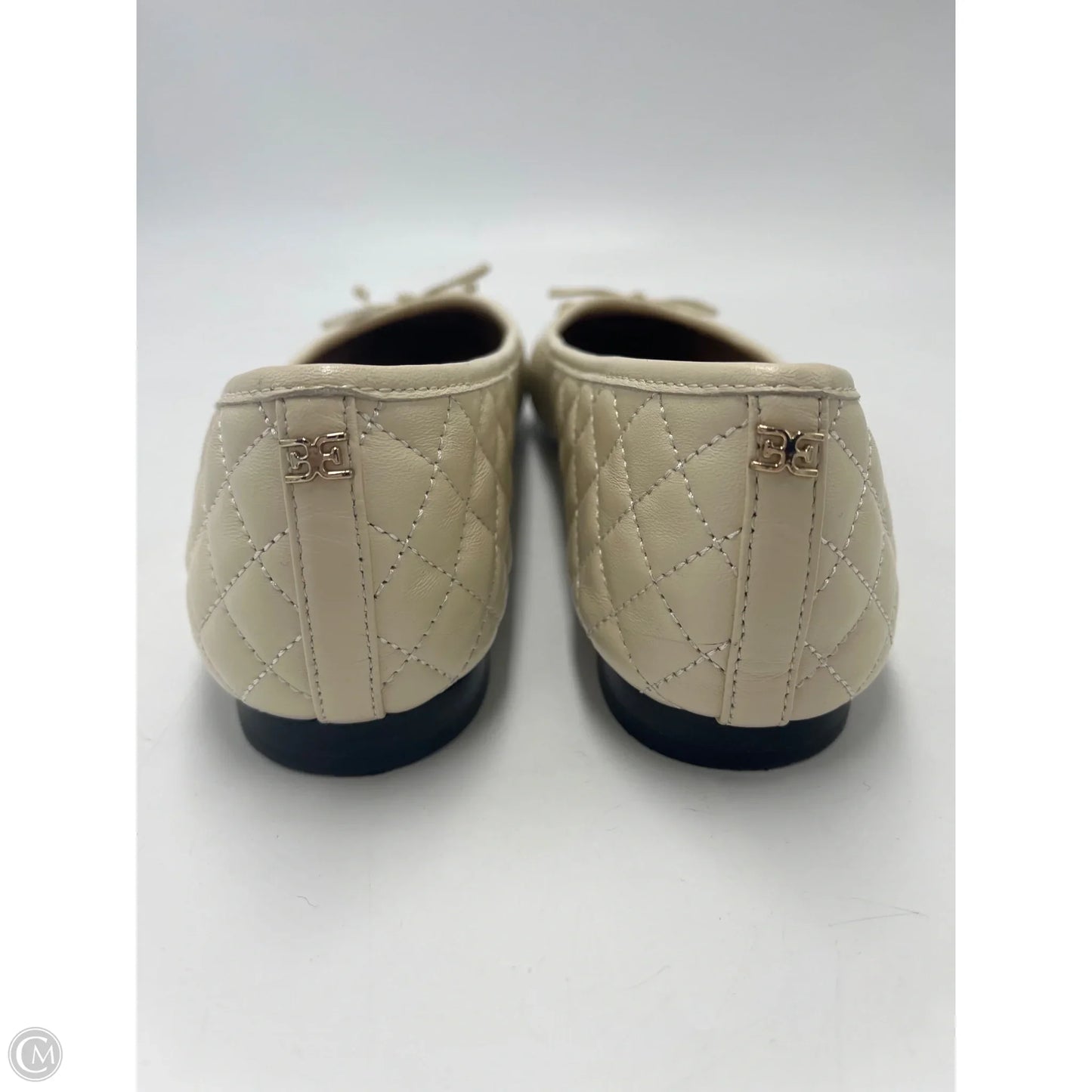 New! Sam Edelman Marilyn Leather Ballet Shoes In Black & Tan, Size: 8.5