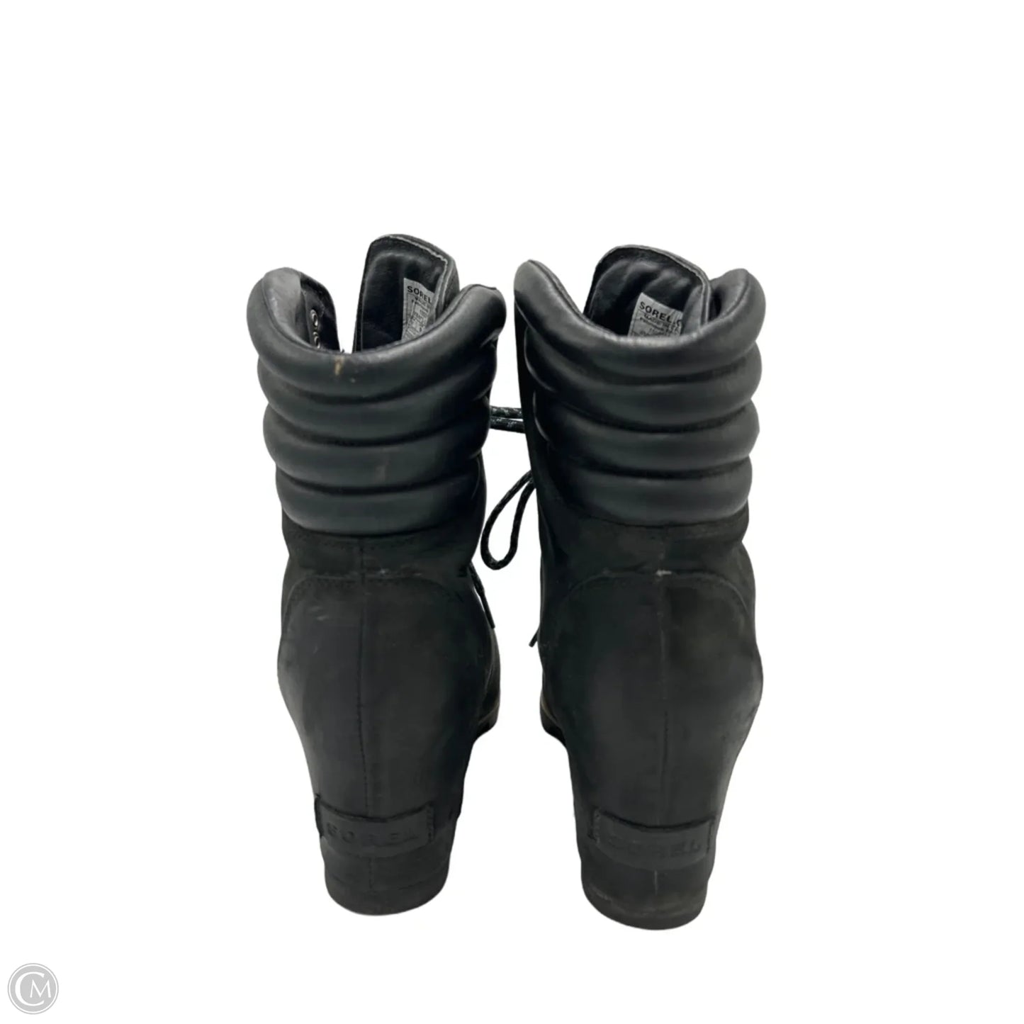 Boots Ankle Heels By Sorel In Black, Size: 11