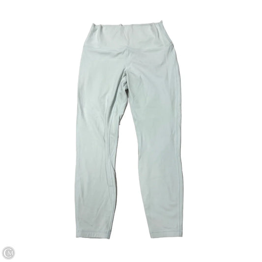 Athletic Leggings By Lululemon In Aqua, Size: M