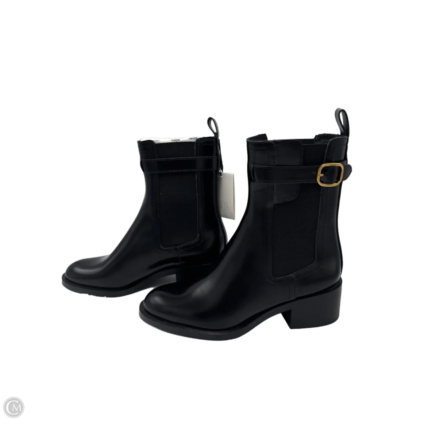 New! Boots Ankle Heels By Zara In Black, Size: 6.5