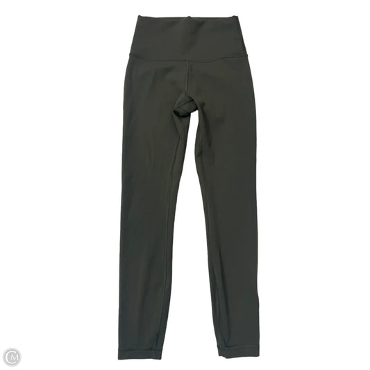 Athletic Leggings By Lululemon In Green, Size: S