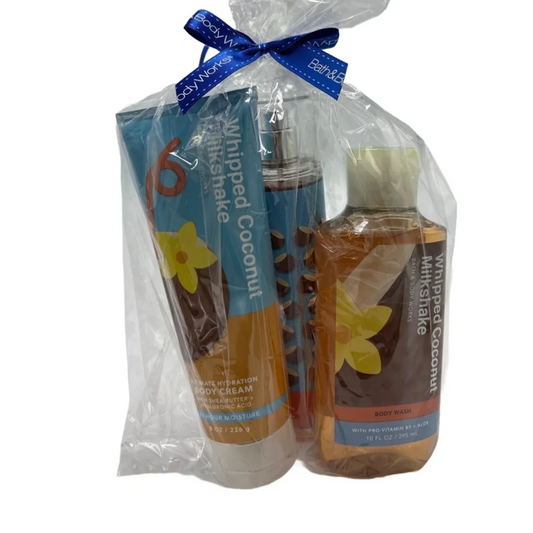 New! Whipped Coconut 3pc. Fragrance Set By Bath And Body Works
