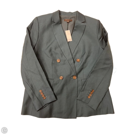 Blazer By Ann Taylor In Teal, Size: Lp
