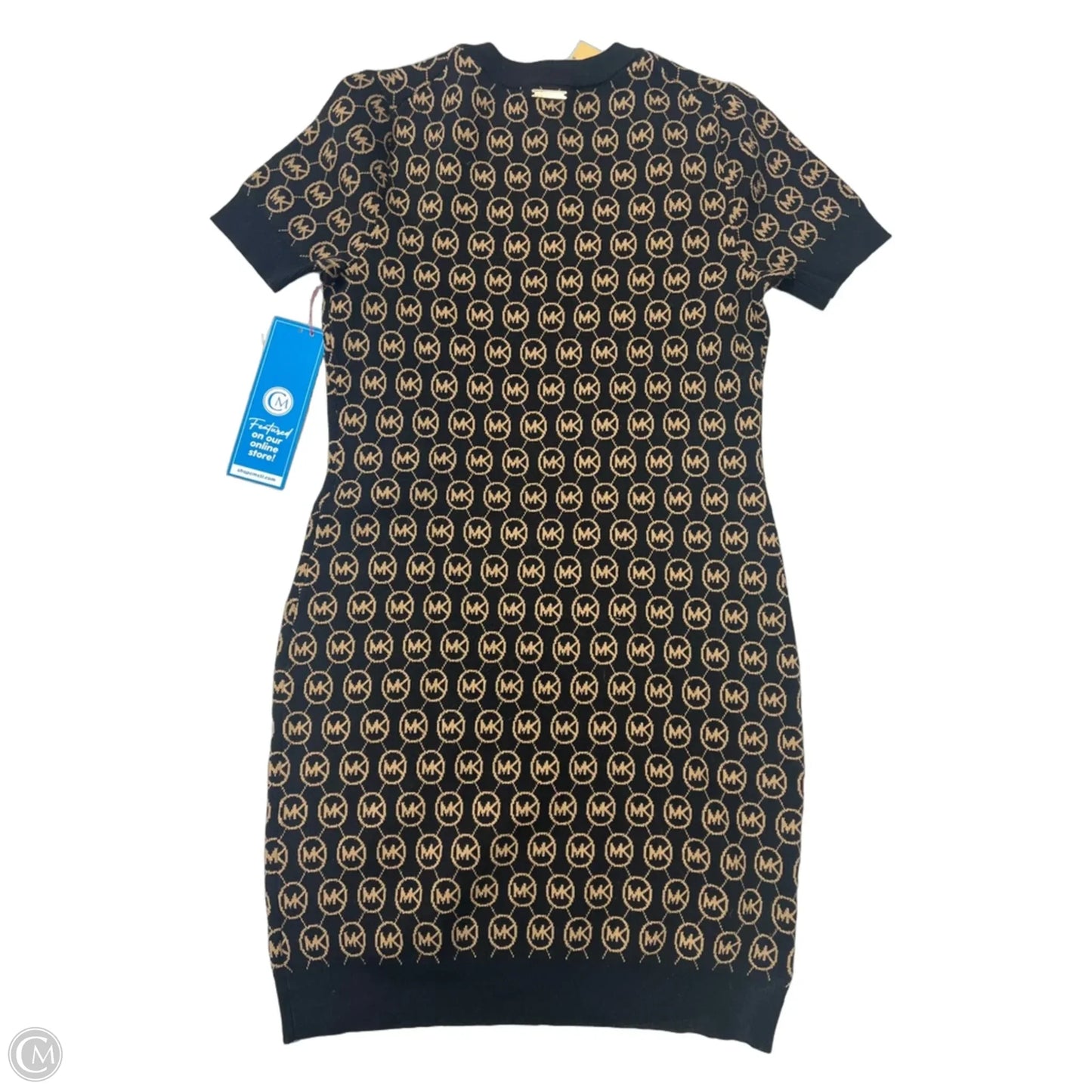 Dress Designer By Michael Kors In Black & Brown, Size: S