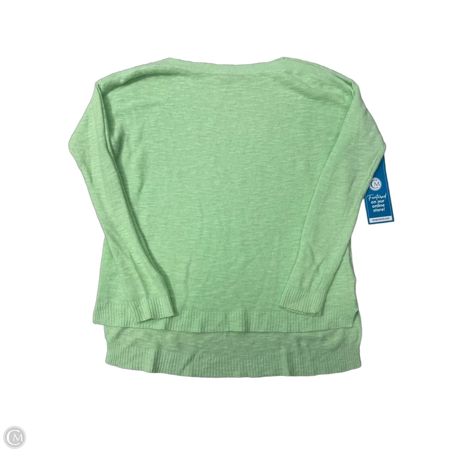 Sweater By Eileen Fisher In Green, Size: Xs