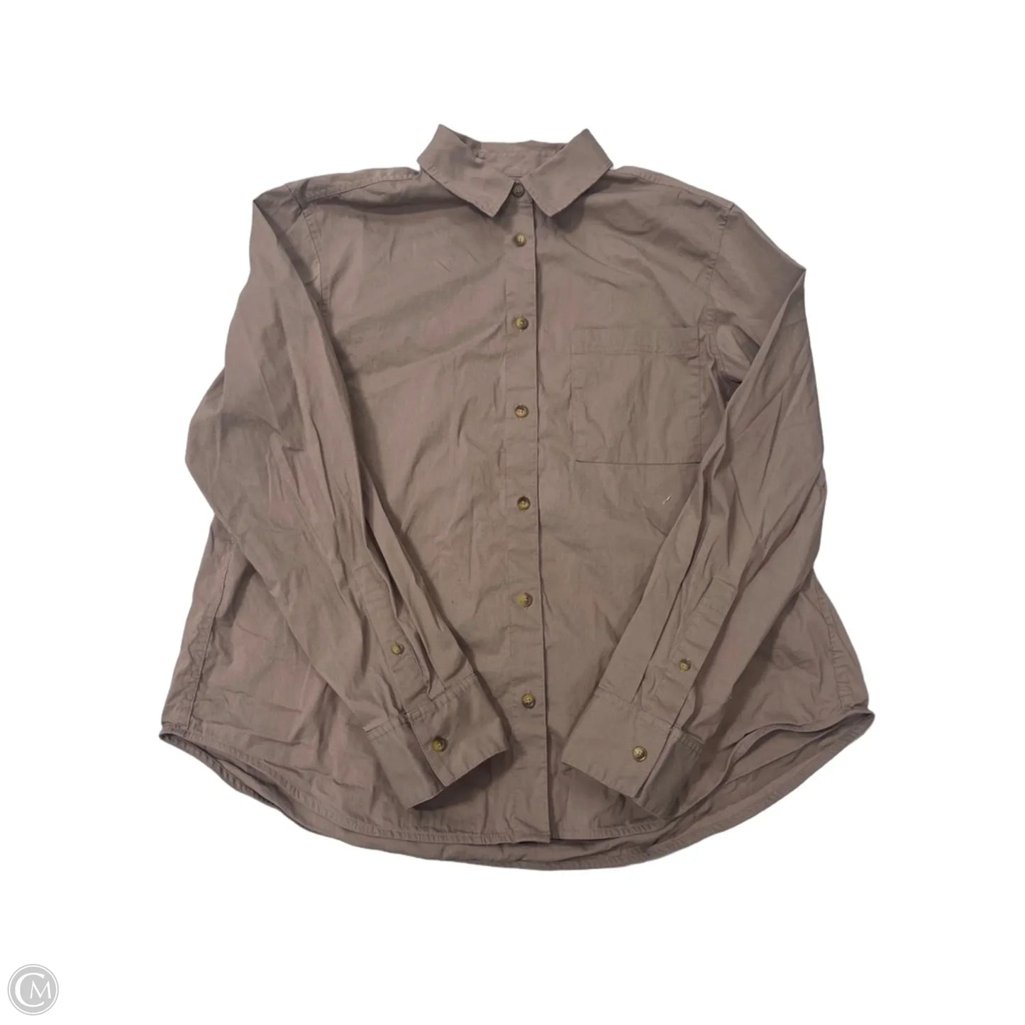 Top Long Sleeve By Lululemon In Brown, Size: M