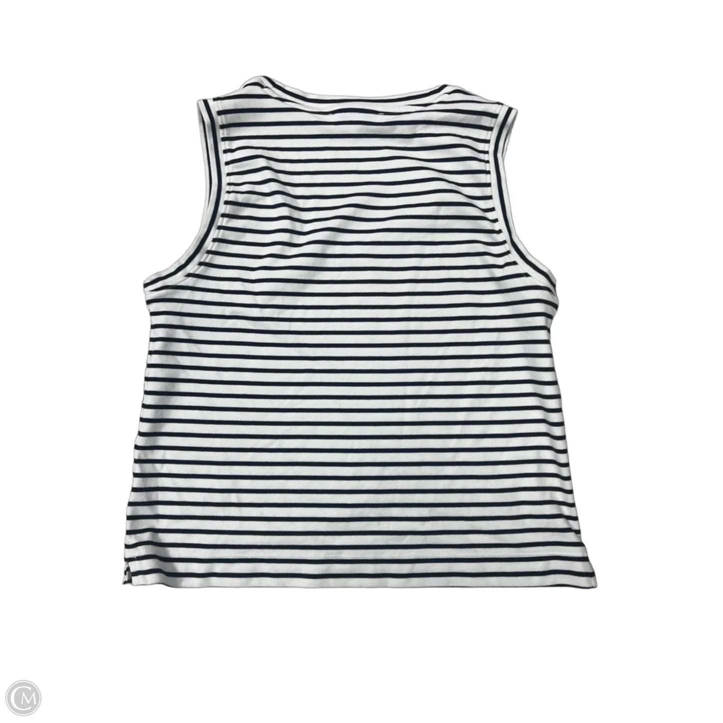 Top Sleeveless By Spanx In Striped Pattern, Size: M