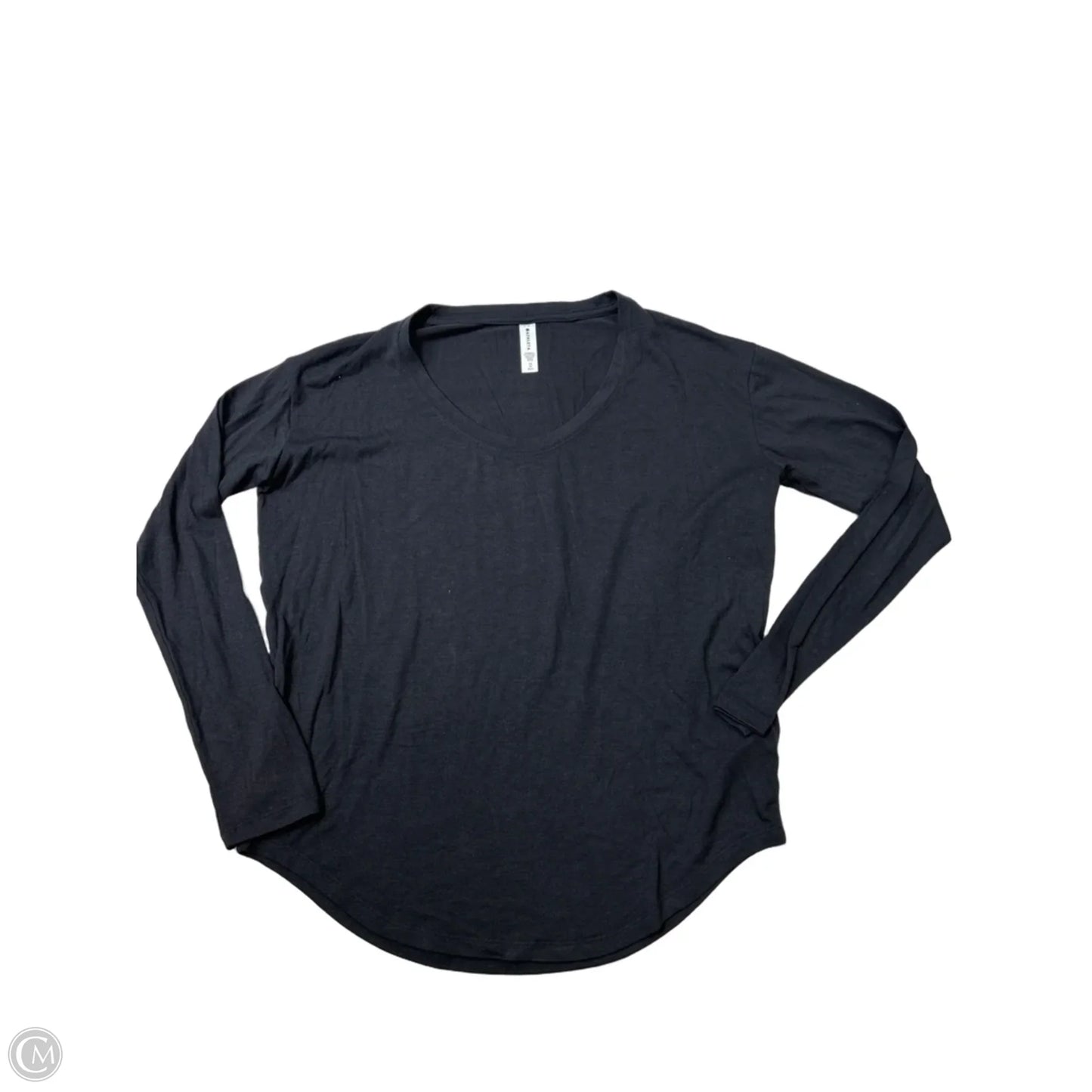 Athletic Top Long Sleeve Crewneck By Athleta In Black, Size: Xs