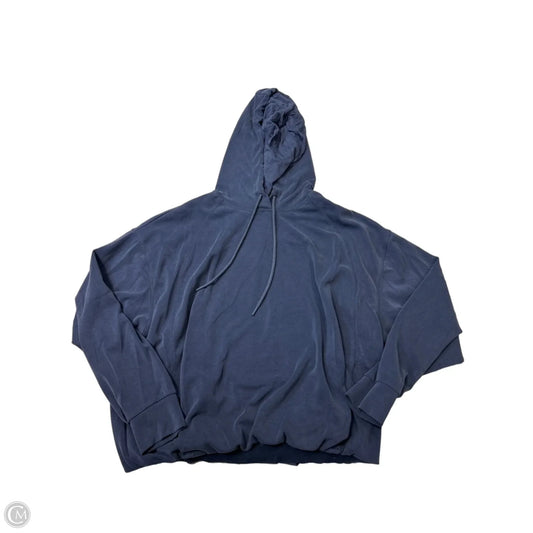 Athletic Sweatshirt Hoodie By Athleta In Blue, Size: L