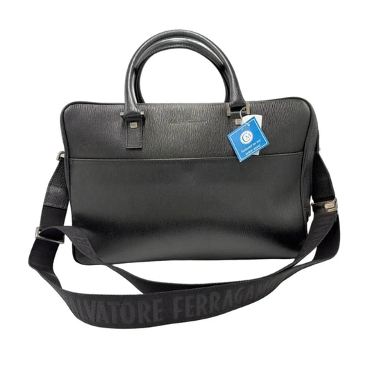Salvatore Ferragamo Sarriano Briefcase / Laptop Luxury Handbag