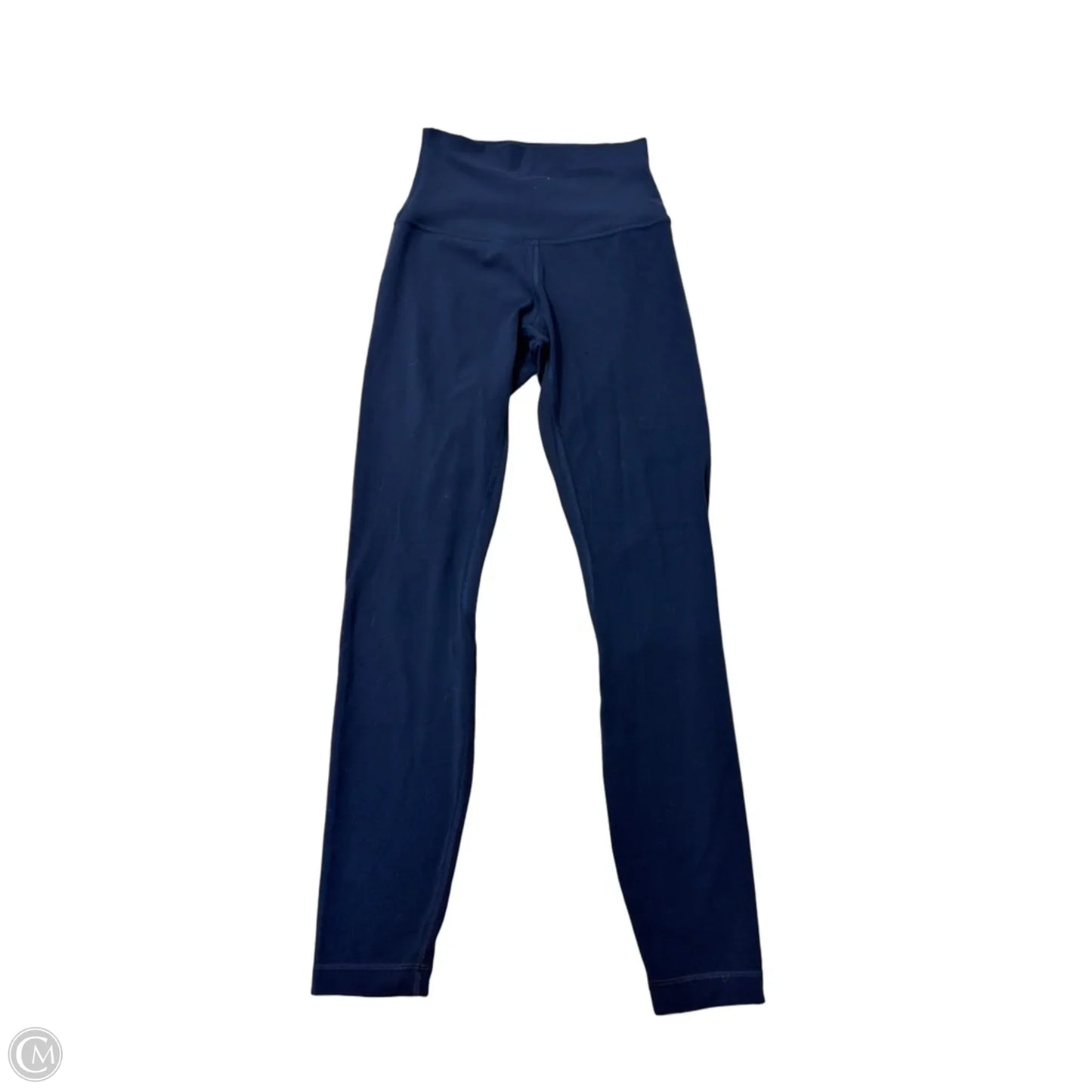 Athletic Leggings By Lululemon In Navy, Size: Xs