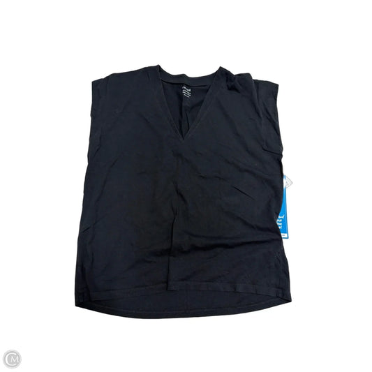 Top Sleeveless By Frame In Black, Size: M