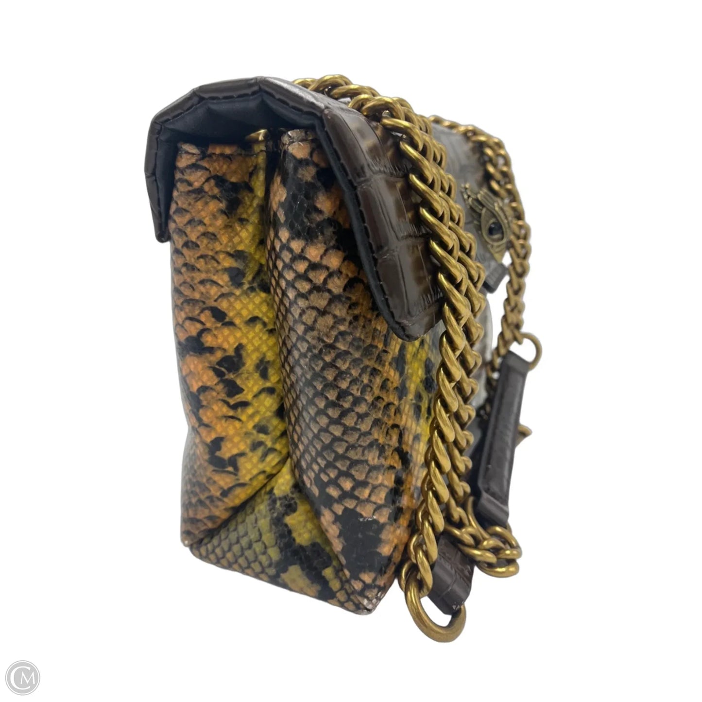 Kurt Geiger Kensington Croc & Python Designer Handbag